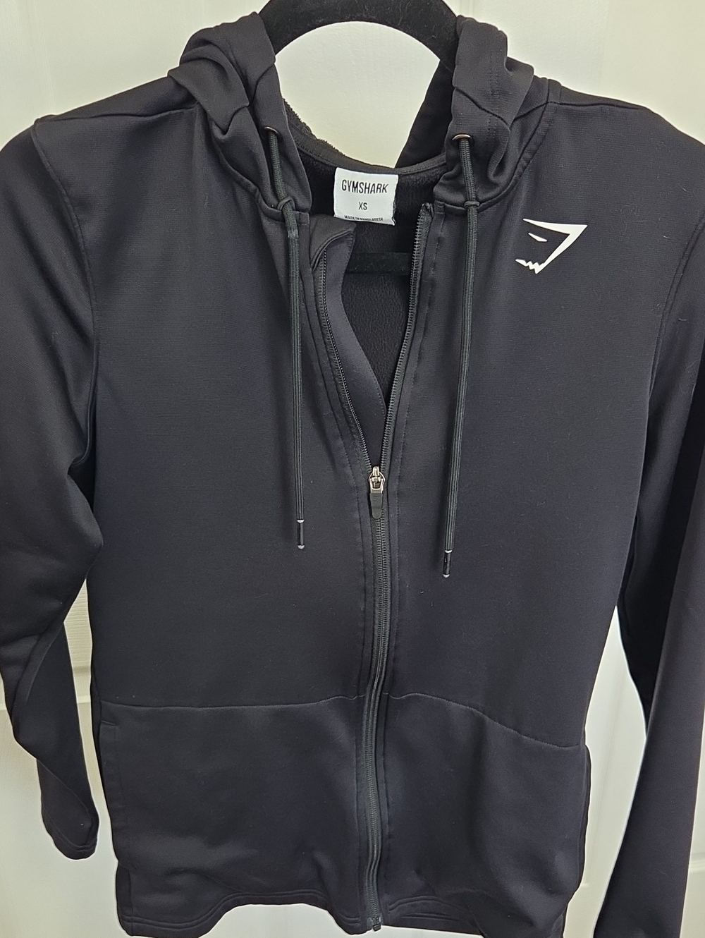 Gymshark Women's Black Full-Zip Hoodie
